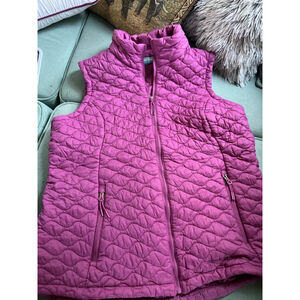 Women's Free Country Vest XL Purple Puffer Sleeveless Jacket